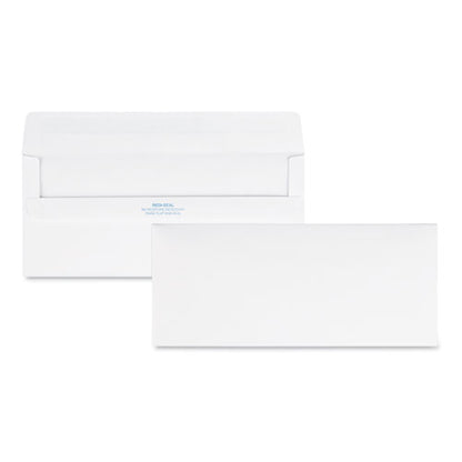 Redi-seal Envelope, #10, Commercial Flap, Redi-seal Adhesive Closure, 4.13 X 9.5, White, 500/box