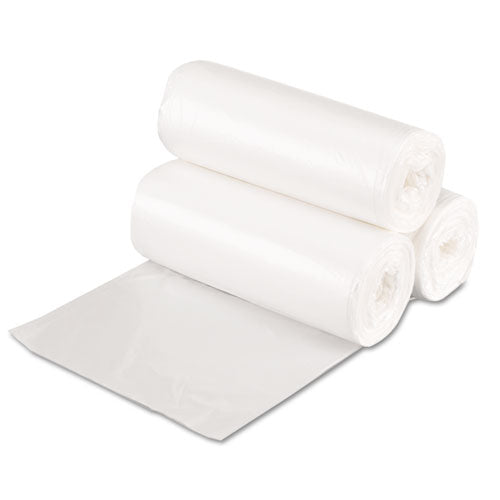 High Density Can Liners, 16 Gal, 7 Mic, 24" X 31", Natural, 50 Bags/roll, 20 Rolls/carton