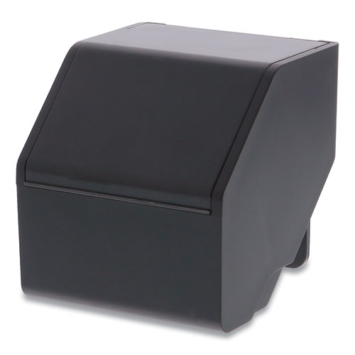 Konnect Desktop Organizer Short Storage Bin, 3.4" X 3.5" X 3.5", Black