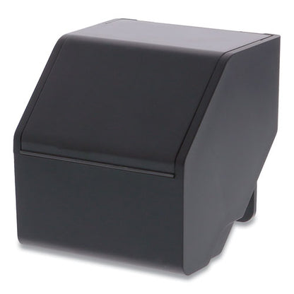 Konnect Desktop Organizer Short Storage Bin, 3.4" X 3.5" X 3.5", Black