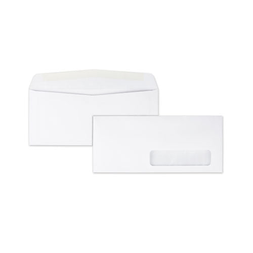 Address-window Envelope, #10, Commercial Flap, Gummed Closure, 4.13 X 9.5, White, 500/box