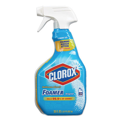 Bleach Foamer Bathroom Spray, Original, 30 Oz Spray Bottle, 9/carton