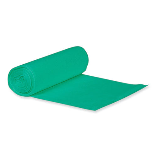 Eco Blend Max Can Liners, 40 To 45 Gal, 0.8 Mil, 40" X 46", Green, 25 Bags/roll, 6 Rolls/carton