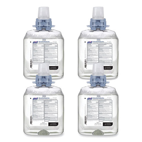 Advanced Hand Sanitizer Foam, For Cs4 And Fmx-12 Dispensers, 1,200 Ml, Unscented, 4/carton