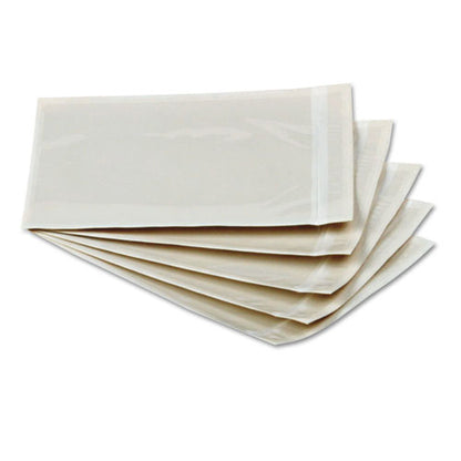 Self-adhesive Packing List Envelope, Clear Front: Full-size Window, 4.5 X 6, Clear, 1,000/carton