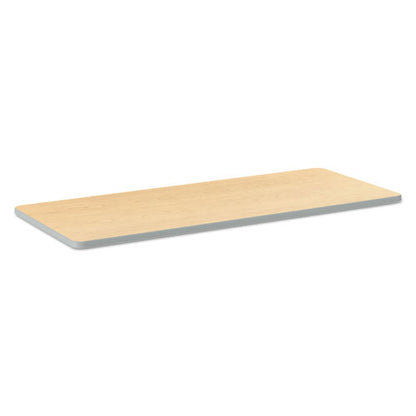 Build Rectangle Shape Table Top, 60w X 24d, Natural Maple