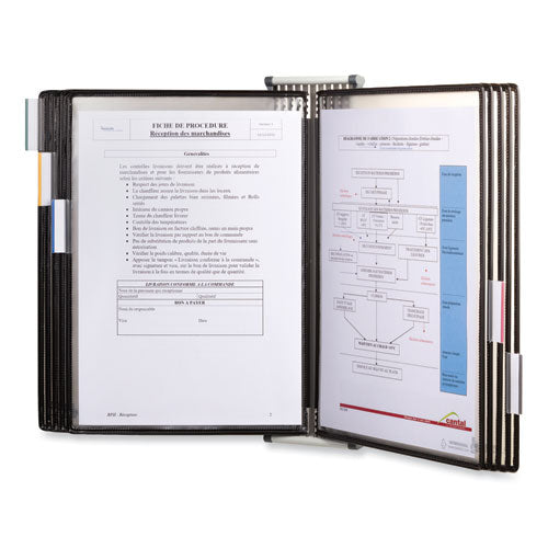 Wall Unit Reference Starter Set, 10 Antimicrobial/wire-reinforced Pockets