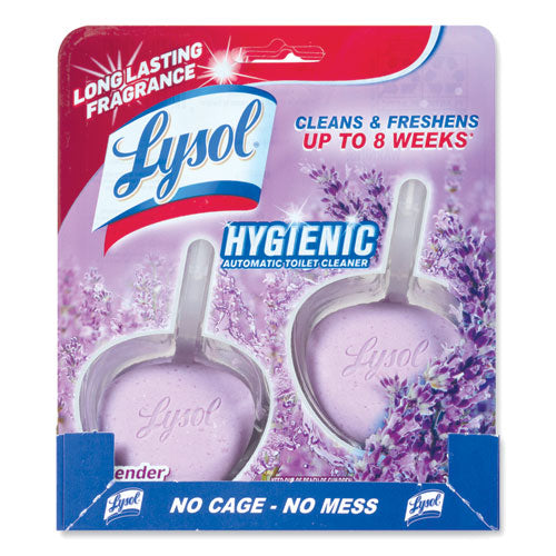 Hygienic Automatic Toilet Bowl Cleaner, Cotton Lilac, 2/pack