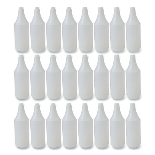 Embossed Spray Bottle, 32 Oz, Clear, 24/carton