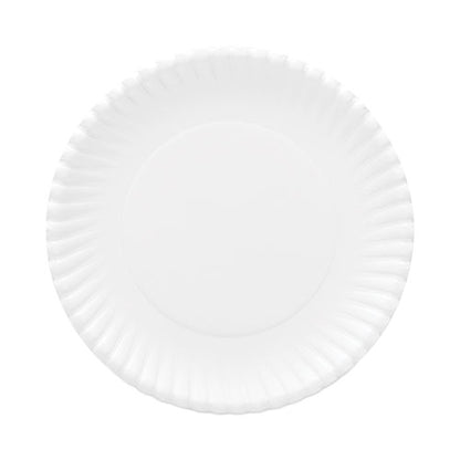 Gold Label Coated Paper Plates, 9" Dia, White, 120/pack, 8 Packs/carton