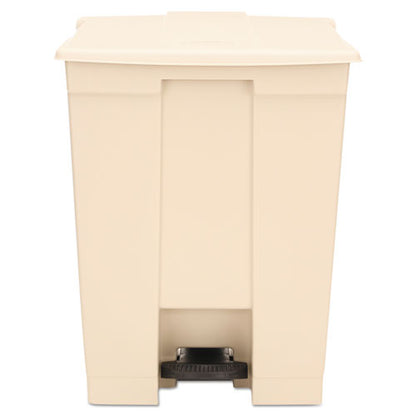 Legacy Step-on Receptacle, 18 Gal, Polyethylene, Beige