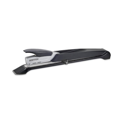 Long Reach Stapler, 25-sheet Capacity, 12" Throat, Black/silver