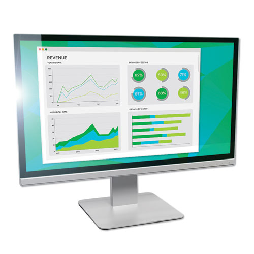 Antiglare Frameless Filter For 24" Widescreen Flat Panel Monitor, 16:9 Aspect Ratio