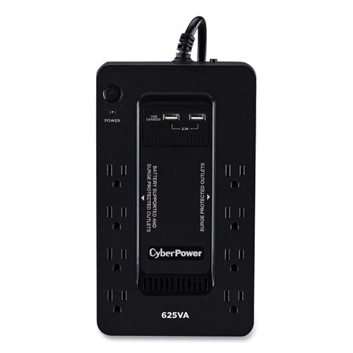 St625u Standby Ups Battery Backup, 8 Outlets, 625 Va, 890 J