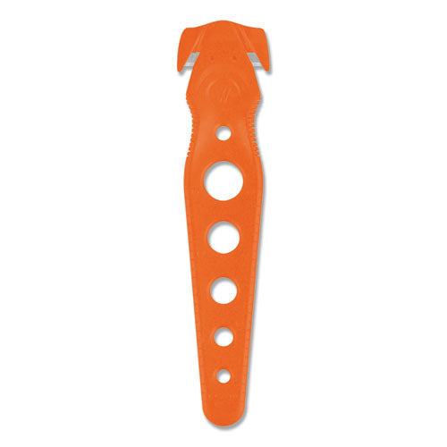 Safety Cutter, 1.2" Blade, 5.75" Plastic Handle, Orange, 5/pack