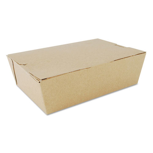 Champpak Carryout Boxes, #3, 7.75 X 5.5 X 2.5, Kraft, Paper, 200/carton