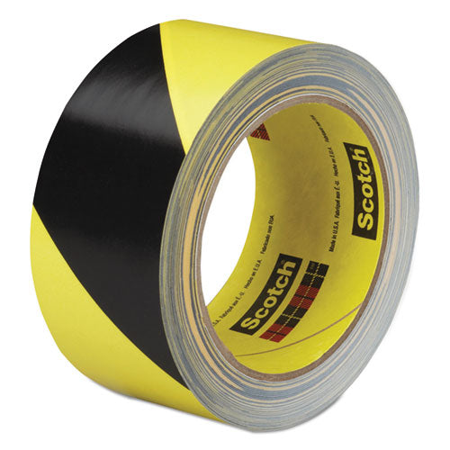 Safety Stripe Tape, 2" X 108 Ft, Black/yellow