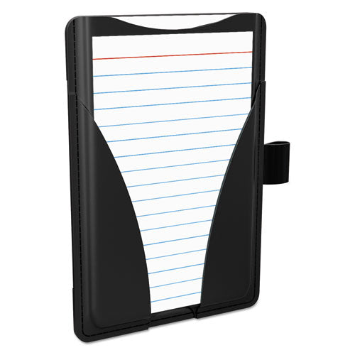 At Hand Note Card Case, Holds 25 3 X 5 Cards, 5.5 X 3.75 X 5.33, Poly, Black