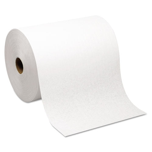 Hardwound Roll Paper Towel, Nonperforated, 1-ply, 7.87" X 1,000 Ft, White, 6 Rolls/carton