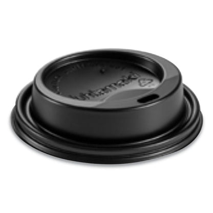 Dome Sipper Hot Cup Lids, Fits 8 Oz Hot Cups, Black, 1,000/carton