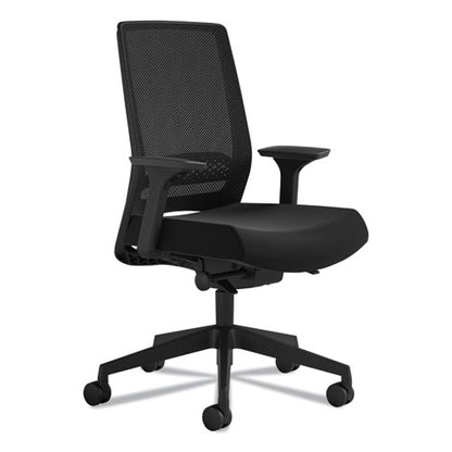 Medina Deluxe Task Chair, Supports Up To 275 Lb, 18" To 22" Seat Height, Black