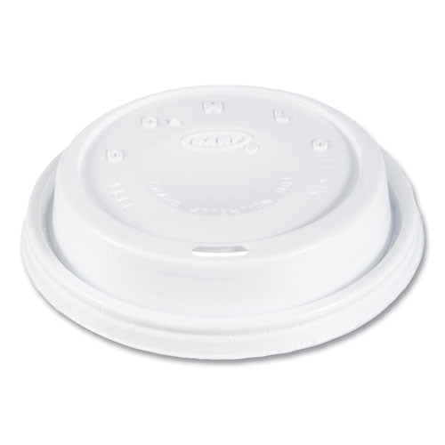 Cappuccino Dome Sipper Lids, Fits 12 Oz To 24 Oz Cups, White, 1,000/carton