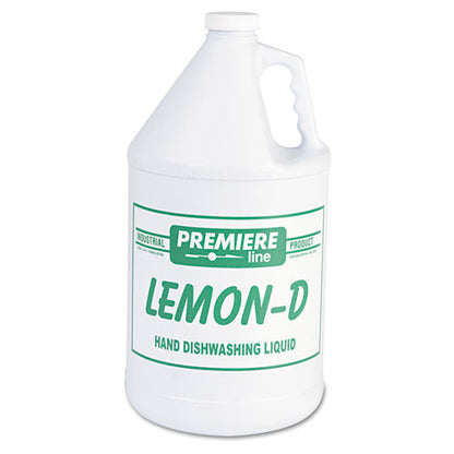 Lemon-d Dishwashing Liquid, Lemon, 1 Gal, Bottle, 4/carton