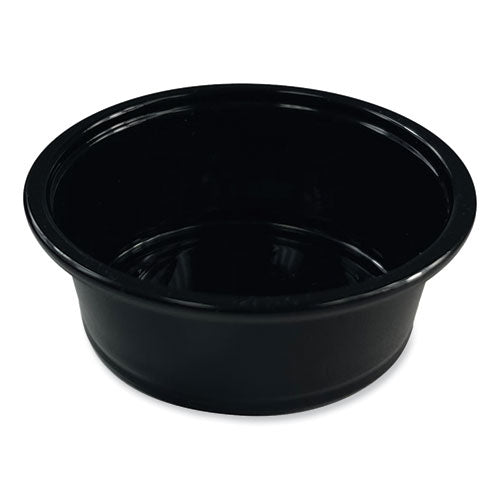 Souffle/portion Cups, 1.5 Oz, Polypropylene, Black, 2,500/carton