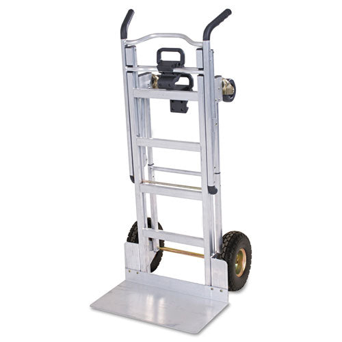 3-in-1 Convertible Hand Truck, 800 Lb To 1,000 Lb Capacity, 21.06 X 21.85 X 48.03, Aluminum