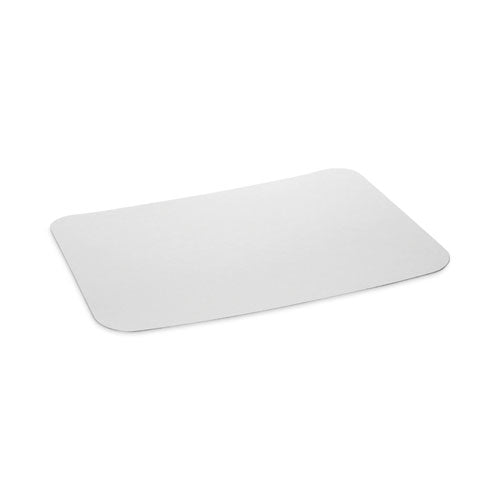 Aluminum Take-out Container Lid, Loaf Pan Lid, 8.4 X 5.9, White/aluminum, 400/carton