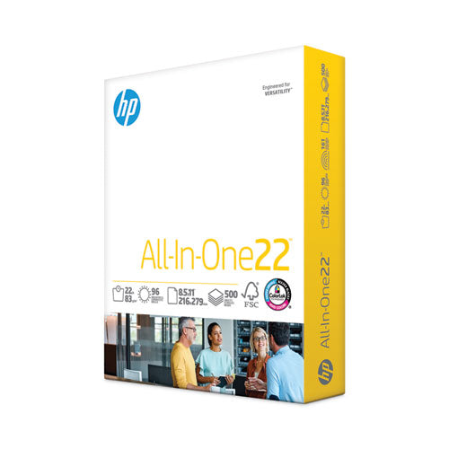 All-in-one22 Paper, 96 Bright, 22 Lb Bond Weight, 8.5 X 11, White, 500/ream