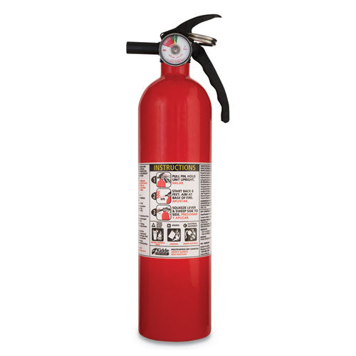 Full Home Fire Extinguisher, 1-a, 10-b:c, 2.5 Lb