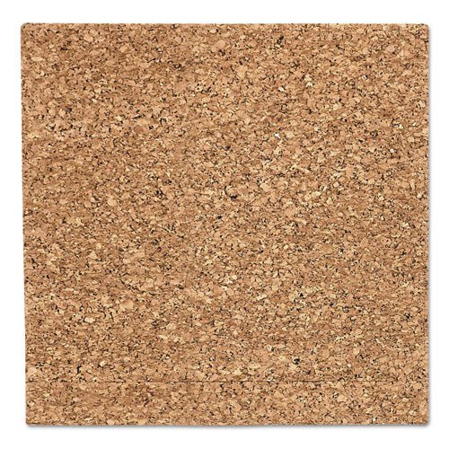 Idesign Frameless Cork Bulletin Board, 18 X 18, Tan Surface