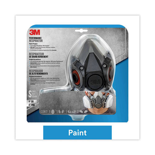 Half Facepiece Paint Spray/pesticide Respirator, Small