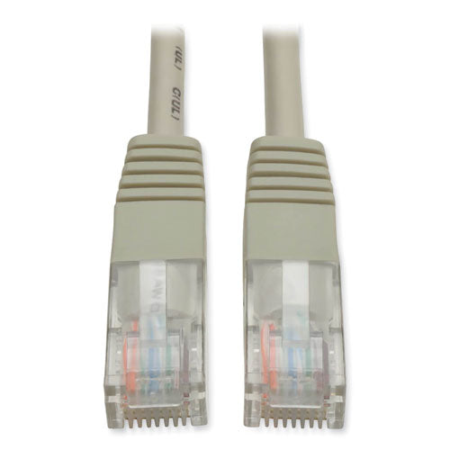 Cat5e 350 Mhz Molded Patch Cable, 50 Ft, Gray