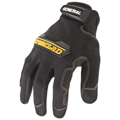 General Utility Spandex Gloves, Black, Medium, Pair