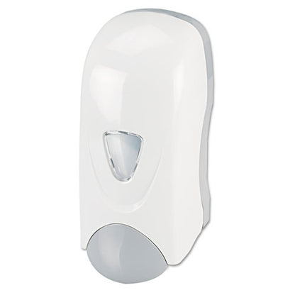 Foam-eeze Bulk Foam Soap Dispenser With Refillable Bottle, 1,000 Ml, 4.88 X 4.75 X 11, White/gray