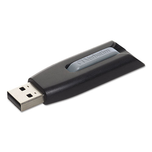 Store 'n' Go V3 Usb 3.0 Drive, 128 Gb, Black/gray