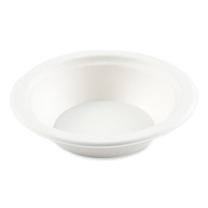 Bagasse Pfas-free Dinnerware, Round Bowl, 12 Oz, Tan, 1,000/carton