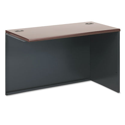 38000 Series Return Shell, Right, 48w X 24d X 29.5h, Mahogany/charcoal