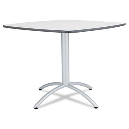 Cafeworks Cafe-height Table, Square, 36" X 36" X 30", Gray/silver