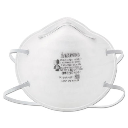 N95 Particle Respirator 8200 Mask, Standard Size, 20/box