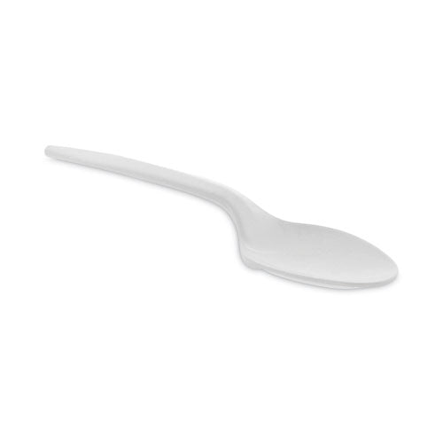 Fieldware Cutlery, Spoon, Mediumweight, White, 1,000/carton