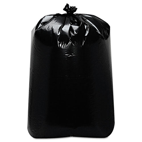 Low-density Can Liners, 60 Gal, 1.6 Mil, 22" X 58", Black, 100/carton