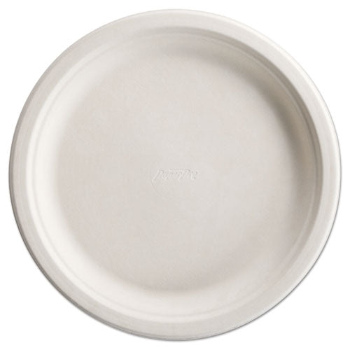 Paperpro Naturals Fiber Dinnerware, Plate, 10.5" Dia, Natural, 125/pack, 4 Packs/carton