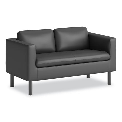 Parkwyn Series Loveseat, 53.5w X 26.75d X 29h, Black