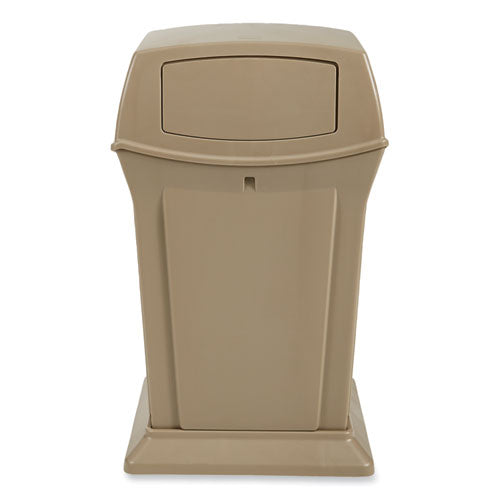 Ranger Fire-safe Container, 45 Gal, Structural Foam, Beige