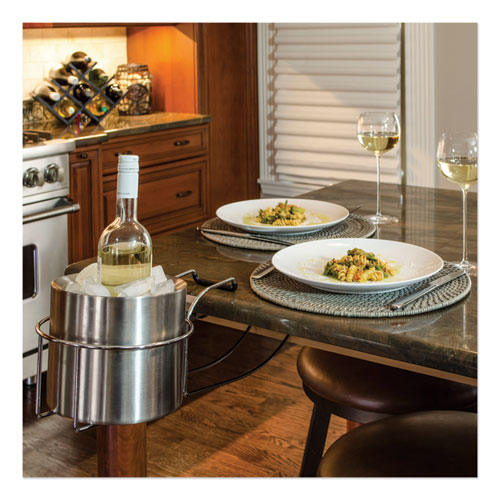 Wine By Your Side, Steel Frame/red Wine Adapter/ice Bucket, 161.06 Cu In, Stainless Steel