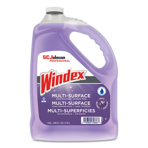 Non-ammoniated Glass/multi Surface Cleaner, Pleasant Scent, 128 Oz Bottle