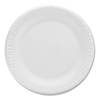 Concorde Non-laminated Foam Plates, 9" Dia, White, 125/pack